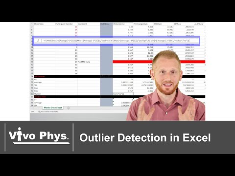 Outlier Detection in Excel Using Average and Standard Deviation