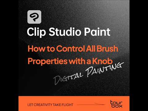 💡How to Control All Brush Properties with a Knob in #CSP