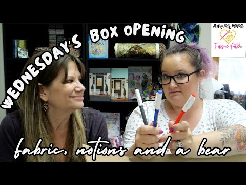 Wednesday Box Opening with The Fabric Patch!! Must see collections!