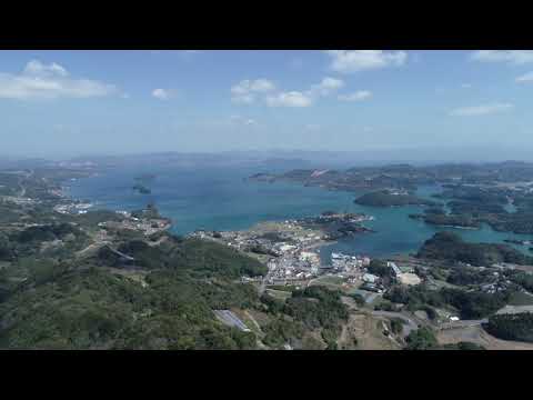 【ドローン空撮】西海・八人ケ岳  大村湾望む　伝承の山