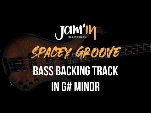 Spacey Groove Bass Backing Track in G# Minor