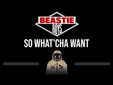 Beastie Boys • So What'cha Want (CC) (Upgraded Video) 🎤 [Karaoke] [Instrumental Lyrics]