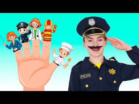 Profession Finger Family - Nick and Poli - Nursery Rhymes & Kids Songs