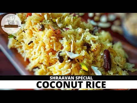 Coconut Rice |Shravaan special | Vrat Recipes|