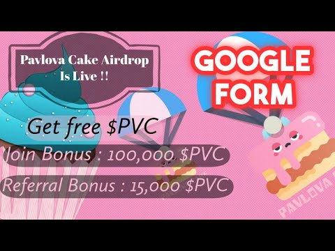 #airdrop Pavlova Cake Google form