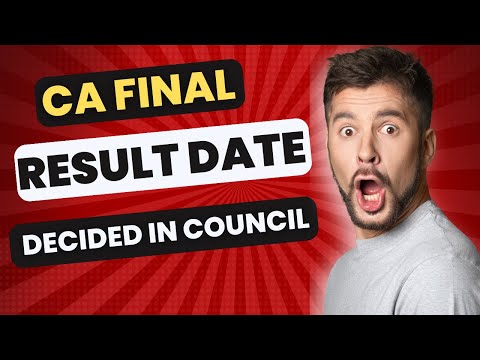 |CA Final Result Date For May 23 Exam Decided In Council| No Need to Go Anywhere|