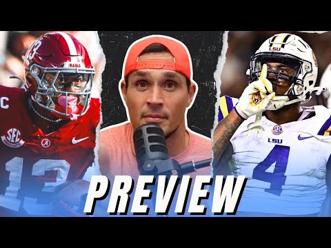 Alabama-LSU PREVIEW & PREDICITON | College Football Week 11