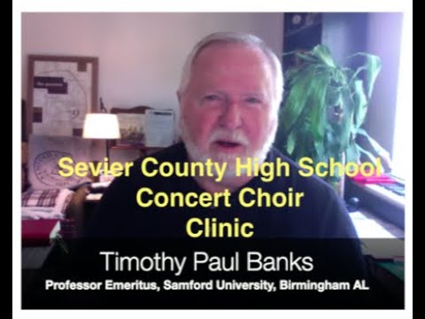 Sevier Concert Choir Clinic April 2021