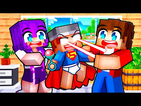 Gara Becomes a SUPERHERO BABY in Minecraft!