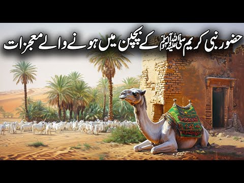 Hazrat Muhammad Ke Bachpan Ke Mojzat | Huzoor Ka Bachpan Ka Mojza | Mojzat E Rasool