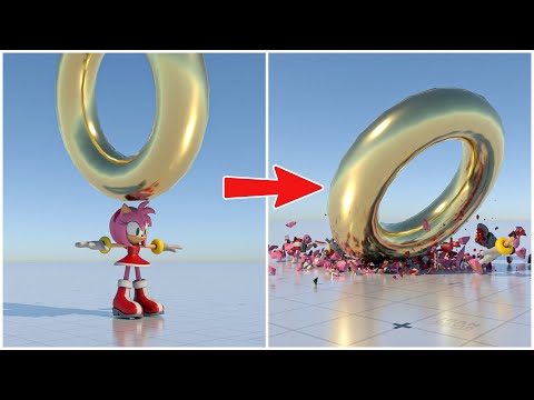 I Dropped in a Giant Ring on Amy Rose and this is what Happen! 🙃