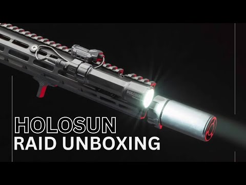 Holosun RAID Unboxing (80K Candela Rifle Flashlight!)