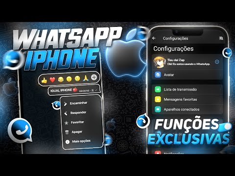 🔥[ ZAP iOS NO ANDROID ] 😍 NOVO WHATSAPP IMUNE MODIFICADO PRIMÁRIO SECUNDÁRIO ATUALIZADO TISU IOS V6