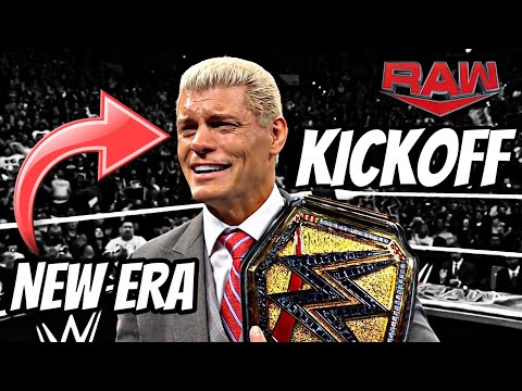 WWE RAW KICKOFF