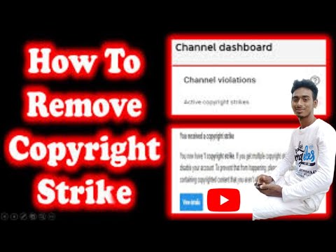 How To Remove Copyright Strike On Youtube | Tech Juel Rana