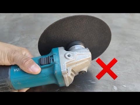 Innovative idea: the angle grinder secret to making precise and extremely safe cuts