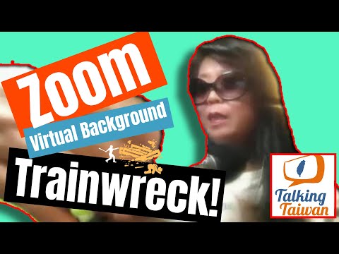 Zoom Virtual Background Trainwreck!