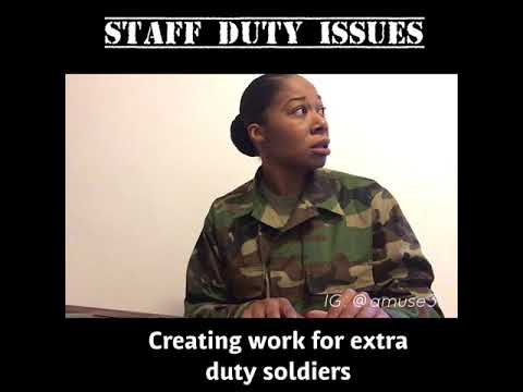 Staff Duty Issues