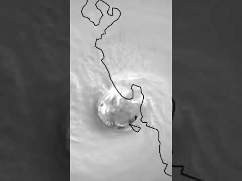 Rapid Circulation of Hurricane Ian’s Eye at Landfall