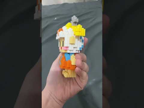 Lắp mô hình kute phô mai que #anime  #mario #donald #craft #lapraplego #lego