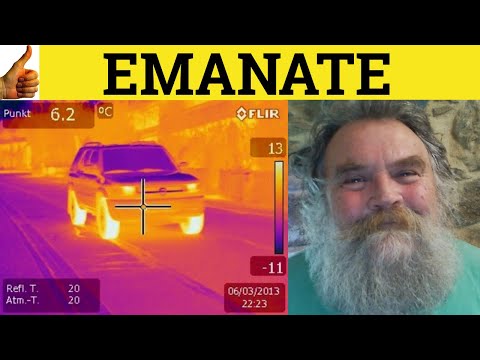 🔵 Emanate Defined - Emanate Meaning - Emanate Examples - Emanate Definition - GRE Vocabulary Emanate