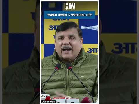 #Shorts | "Manoj Tiwari is spreading lies" | AAP Delhi | Sanjay Singh | BJP IT Cell | Amit Malviya