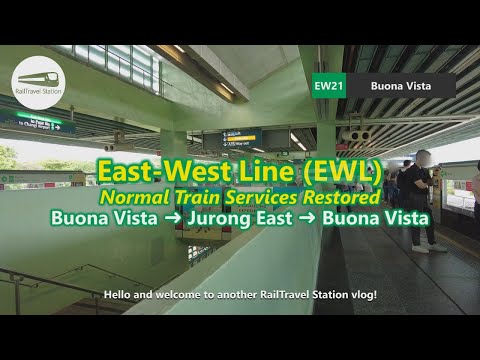 SMRT EWL IS BACK IN ACTION! 🇸🇬🚆 Buona Vista→Jurong East→Buona Vista [2024 EWL Major Breakdown]