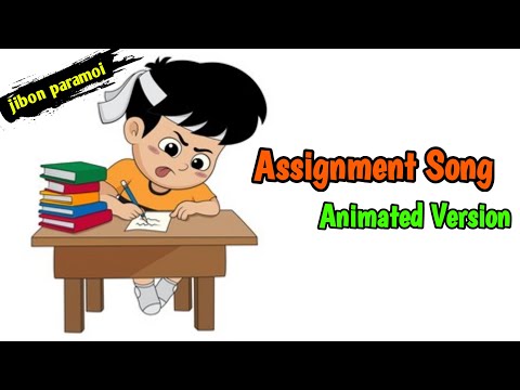 Assignment Song |   Assignment Song animated version | Buk chin chin korche parody | Ssc Assignment