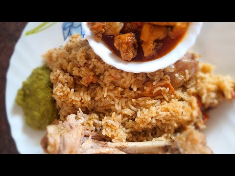 Tasty Chicken briyani/ Chicken briyani in normal rice #chickenbriyani