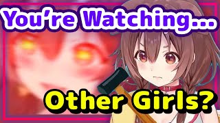 【ENG Sub】Inugami Korone - Catches Viewer Watching Other Girls and Hunts Him Down To Apply Pressure