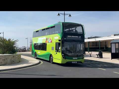 Buses, Trains and HoverTravel at Ryde Transport Interchange, Isle of Wight - Friday 10th May 2024