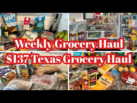 $137 WEEKLY HEB SMALL FAMILY GROCERY HAUL / HEB TEXAS GROCERY HAUL / GROCERY HAUL/ WEEKLY GROCERY