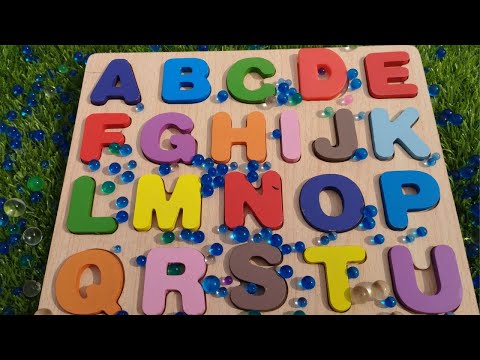 ABC Puzzle, Alphabet Letters, Learn ABC's with Puzzle, abcd, Preschool Toddler Learning Toy Activity