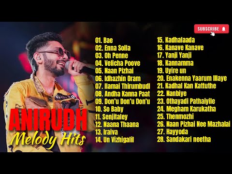 Best of Anirudh Ravichander Hits | Tamil Songs | Anirudh Songs | Anirudh Tamil Hits