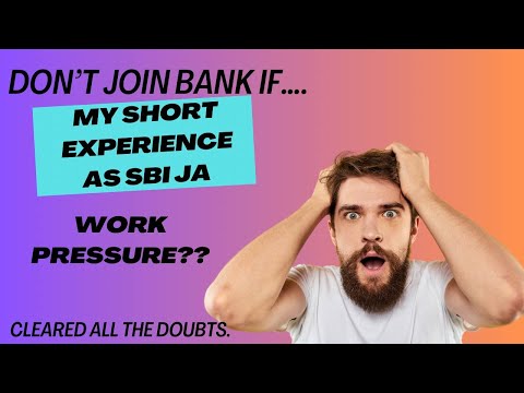 My Short SBI JA Working Experience || Dont join bank if..... || #sbija #bankingexams #sbiclerk