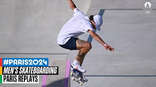 Men's Park Skateboarding full final 🛹 | Paris Replays