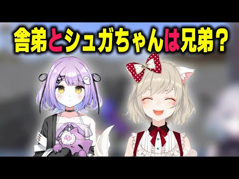 舎弟とシュガちゃんは兄弟？