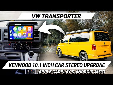 VW T6 Install With KENWOOD 10.1 Huge Head Unit - Wireless CarPlay & Android Auto