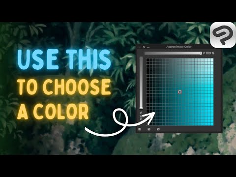 How to Pick Color like Ghibli Studio using Approximate Color - Clip Studio Paint Drawing Tutorial