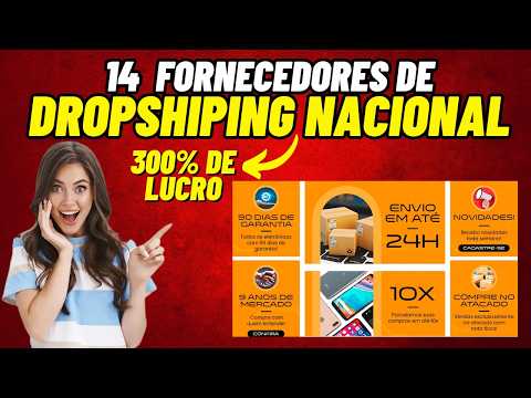 14 Fornecedores de DROPSHIPPING NACIONAL Brasileiros