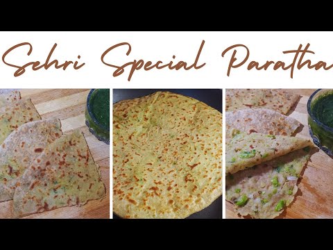 Sehri Special Alo Matar Paratha | Peas Potato Paratha