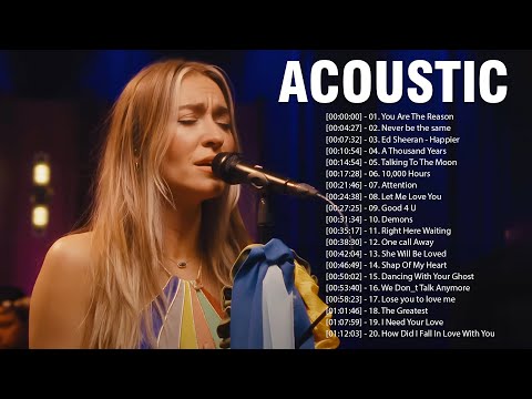 Acoustic Top Hits Cover | Top Best Acoustic of All Time |Best Chill English Acoustic 2024