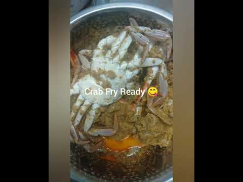 Healthy Crab Fry😋 / carb fry in Tamil/ How to make crab fry in Tamil #crab #crabfry