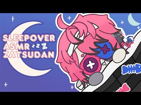 【ASMR Zatsudan】Staying up past our bedtime!