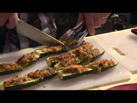 Grilled Stuffed Zuccini