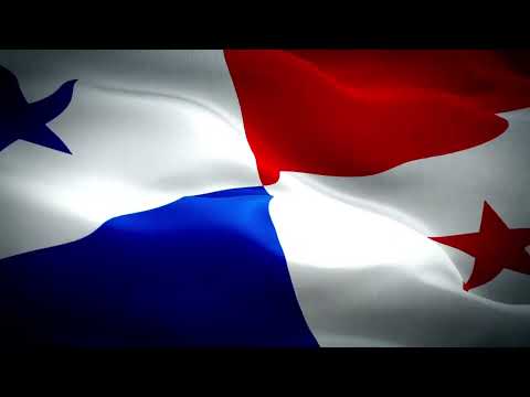 [10 Hours] Panama Flag Waving - Video & Audio - Waving Flags