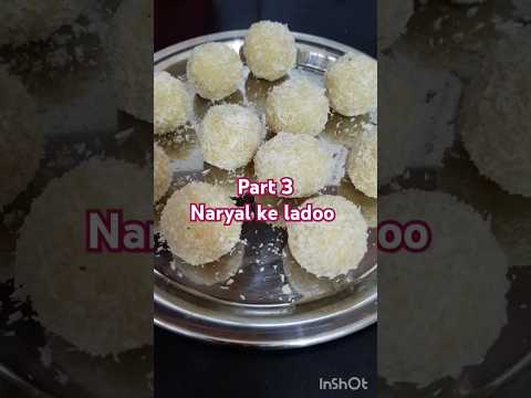 Navratri Series | Day 3 | Part 3 | Naryal ke laddu | Coconut Ladoo #shorts