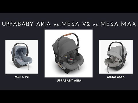 UPPABABY ARIA vs MESA V2 vs MESA MAX Car Seat Comparison ... Which UppaBaby Infant Car Seat is Best?