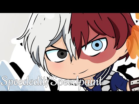 Todoroki Speededit/Speedpaint | BNHA |