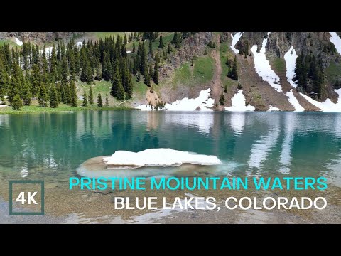 Pristine Mountain Waters - Peaceful Sounds of a Glacier Creek in 4K UHD - White Noise for Sleeping